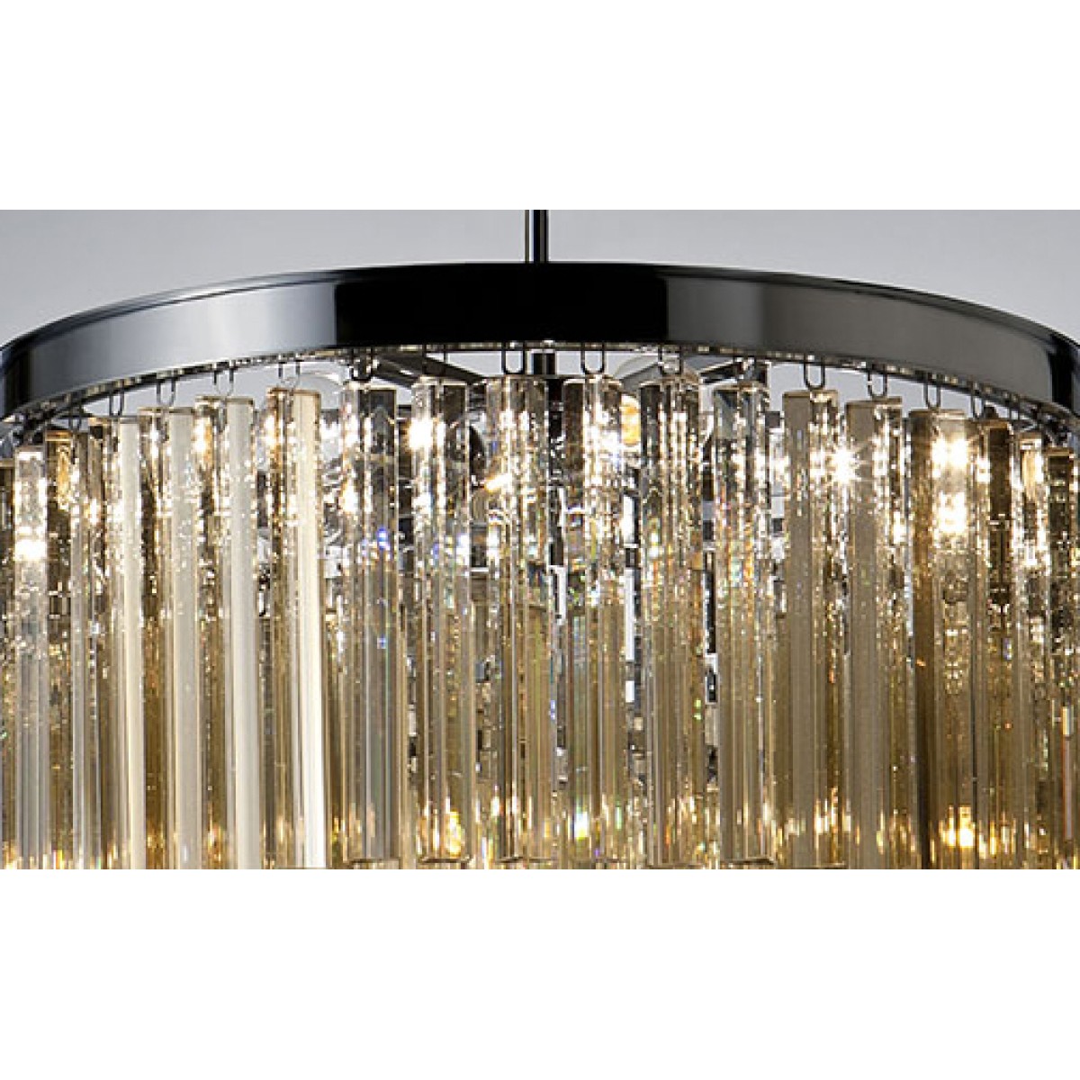Люстра Delight Collection Odeon 10B chrome/amber
