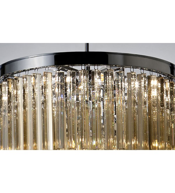 Люстра Delight Collection Odeon 10B chrome/amber