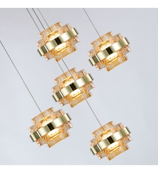 Подвесной светильник Delight Collection Indiana MD22030002-5A gold/champagne