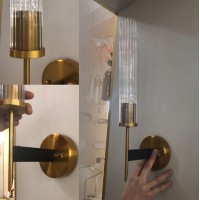 Настенный светильник Delight Collection Alouette 1 brass