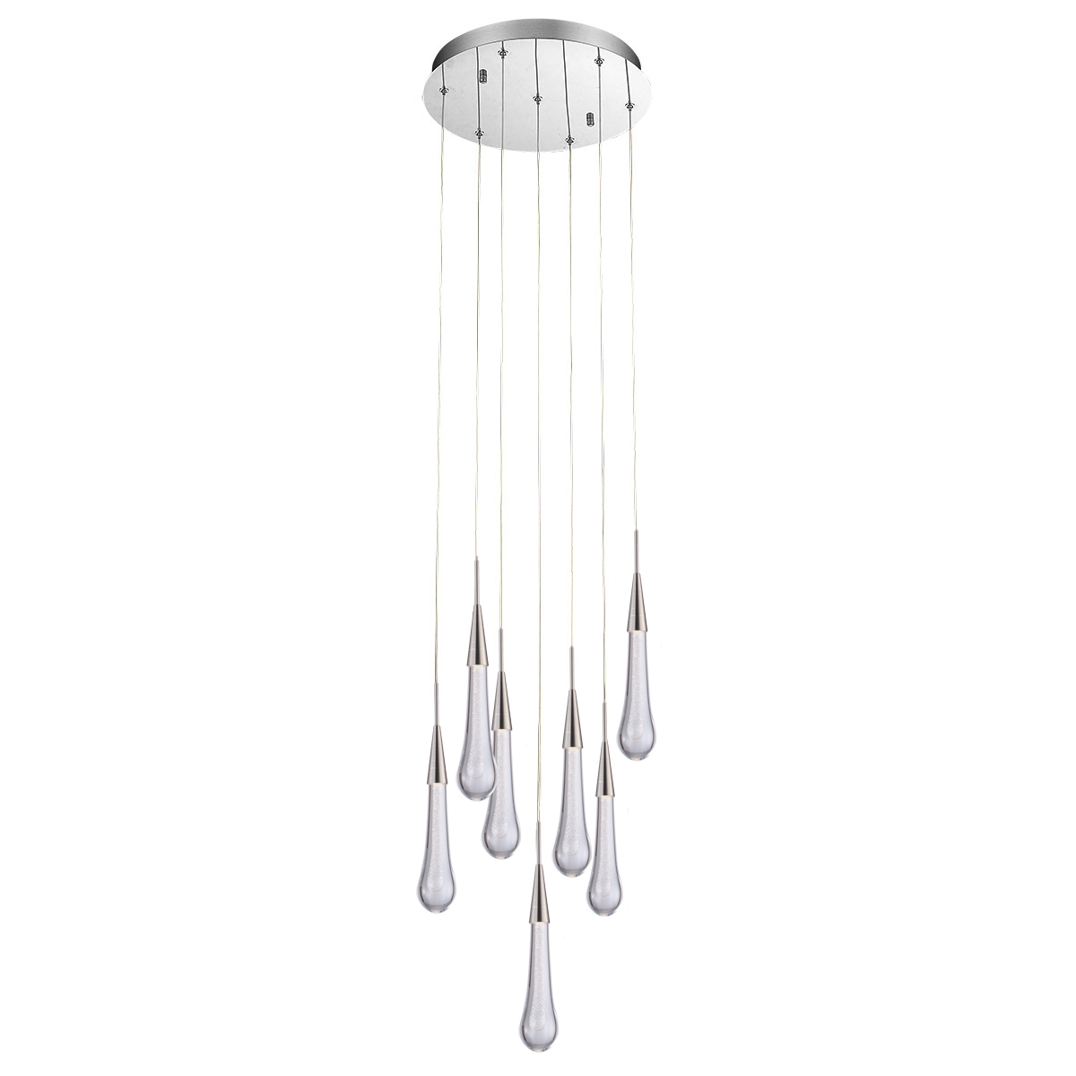 Подвесной светильник Delight Collection Pour 7A satin nickel