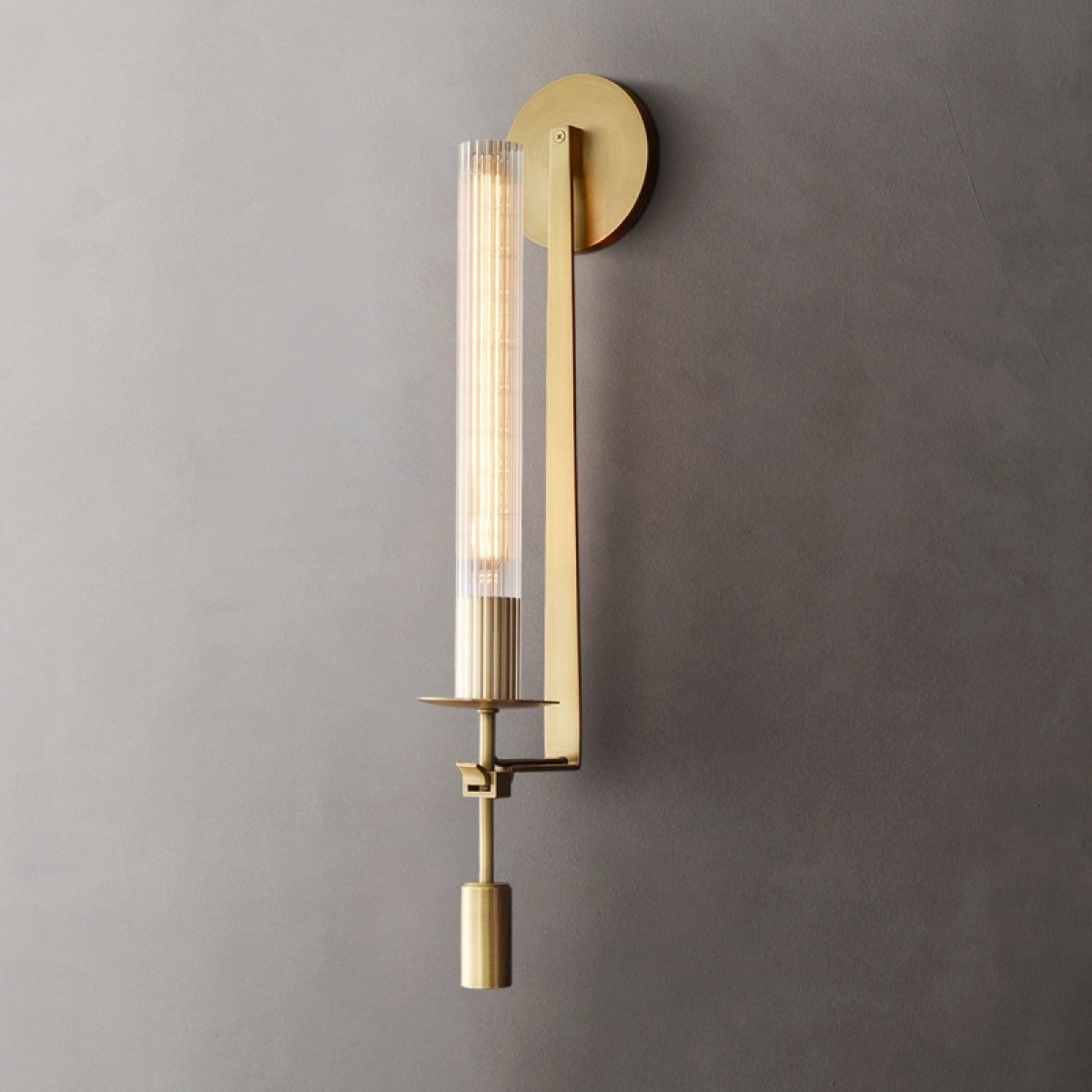 Настенный светильник Delight Collection MT8615-1W antique brass