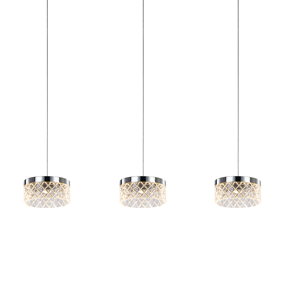 Подвесной светильник Delight Collection Diamond cut MD21020075-3B chrome