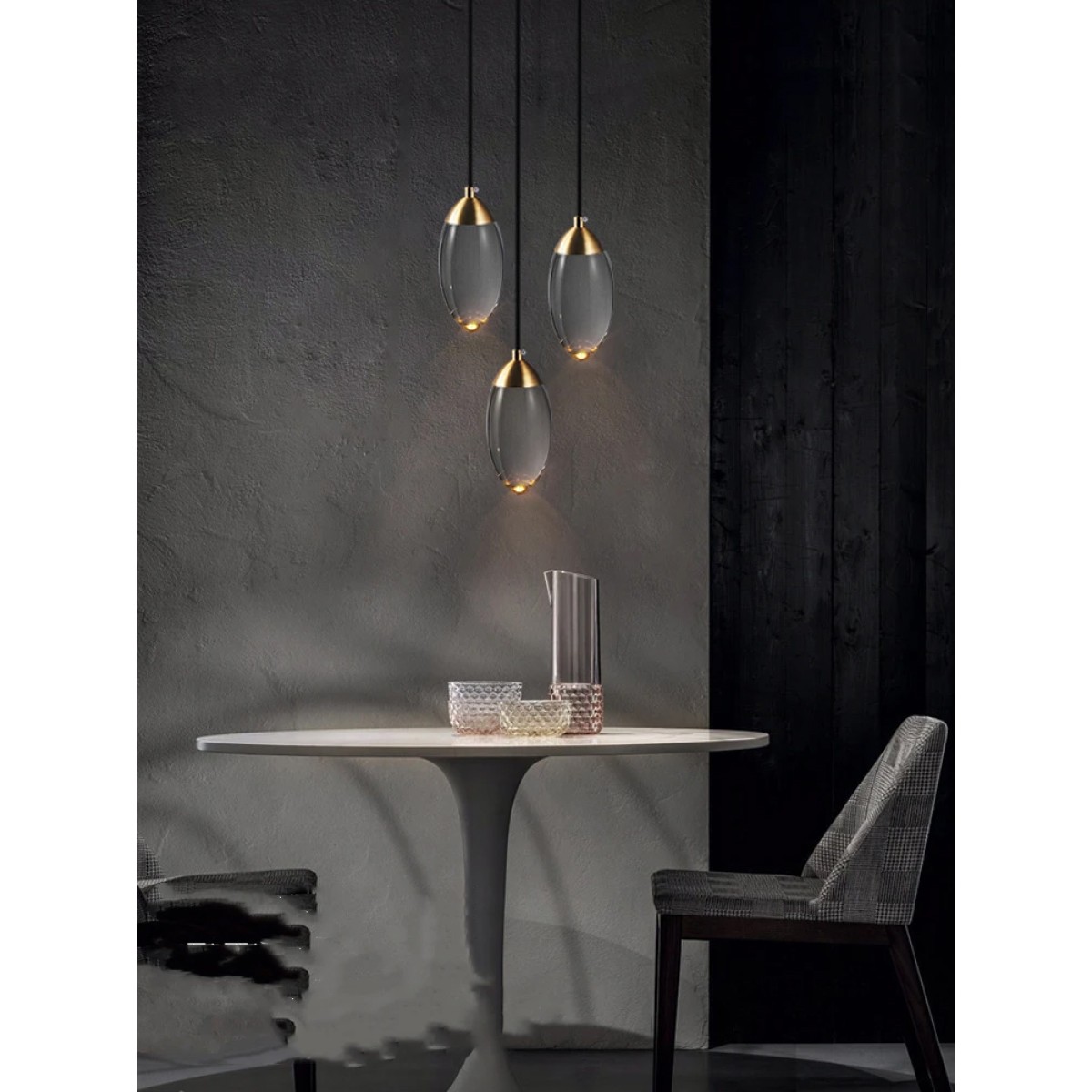 Подвесной светильник Delight Collection Celestial MT8848-3H brass