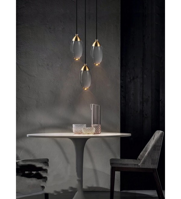 Подвесной светильник Delight Collection Celestial MT8848-3H brass