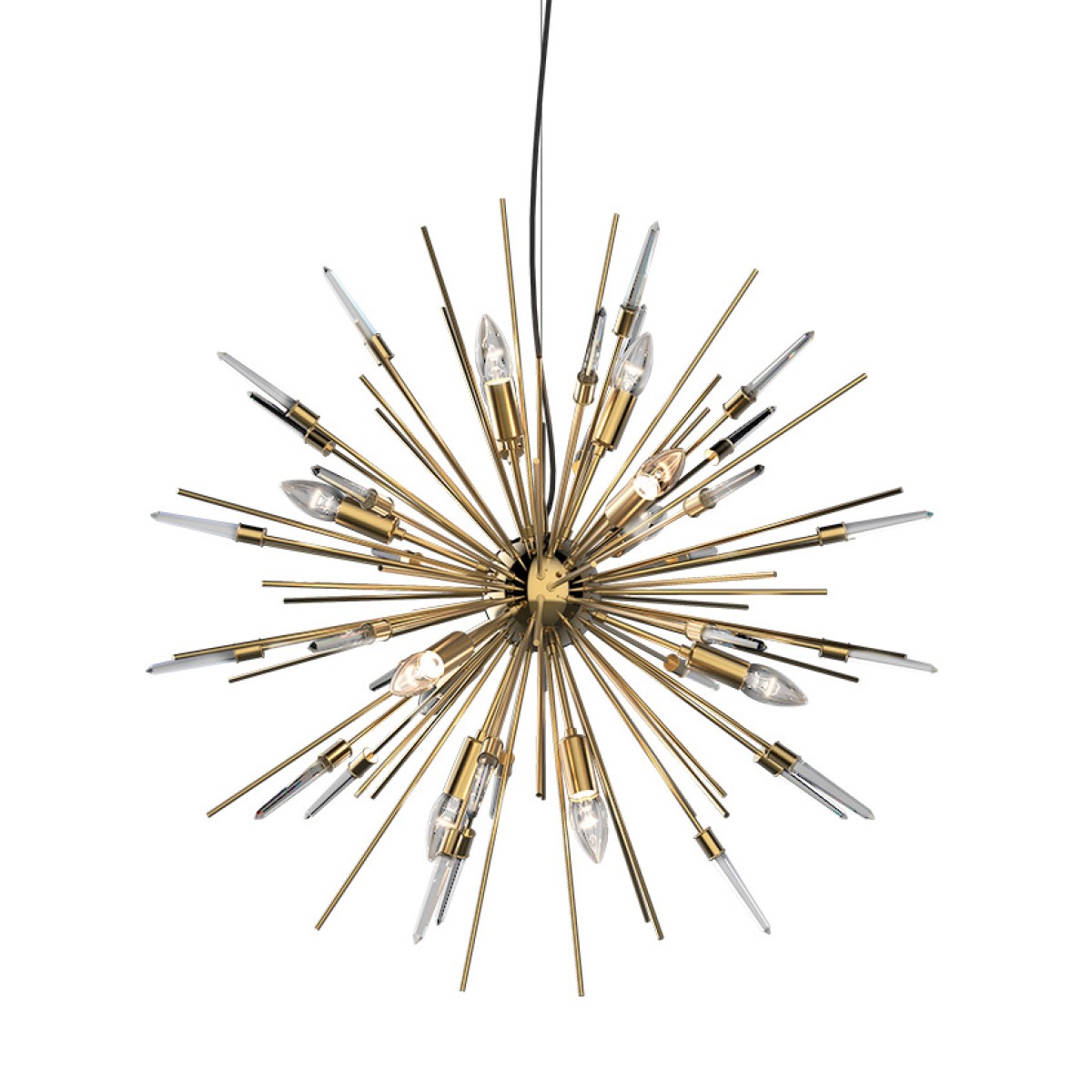Люстра Delight Collection Boivin 12A gold/ clear crystal