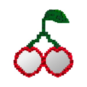 Зеркало Seletti Pixel Cherries