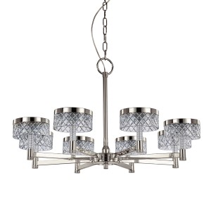 Люстра Delight Collection Diamond cut MD21020075-8A satin nickel