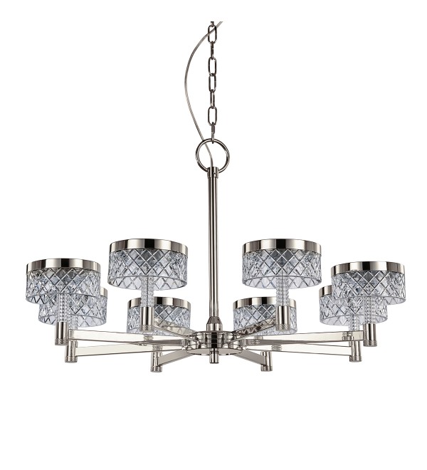 Люстра Delight Collection Diamond cut MD21020075-8A satin nickel