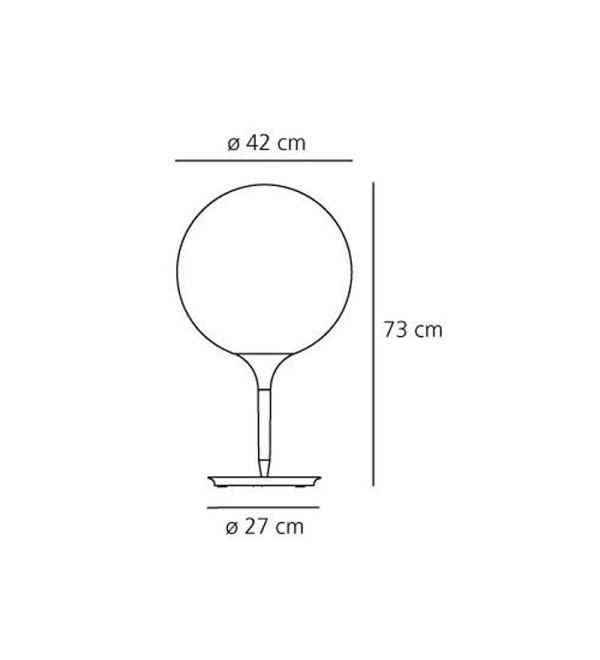 Настольная лампа Artemide Castore 1048010A