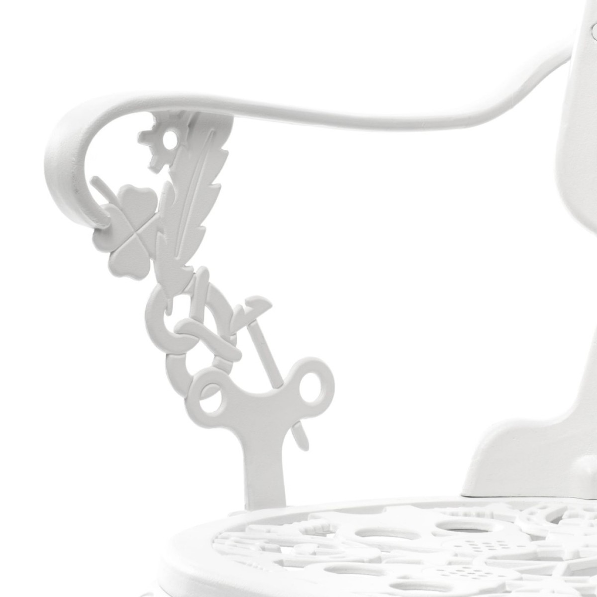 Стул Seletti Industry Collection Aluminium White (белый)