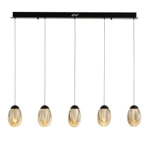 Подвесной светильник Delight Collection MD25090022-5B matt black/champagne