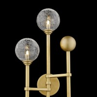 Настенный светильник Delight Collection Fluxus 3 gold