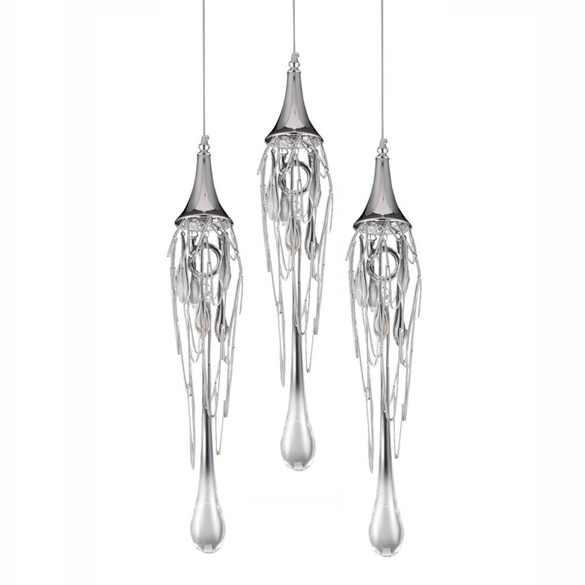 Подвесной светильник Delight Collection Goddess Tears 3R chrome
