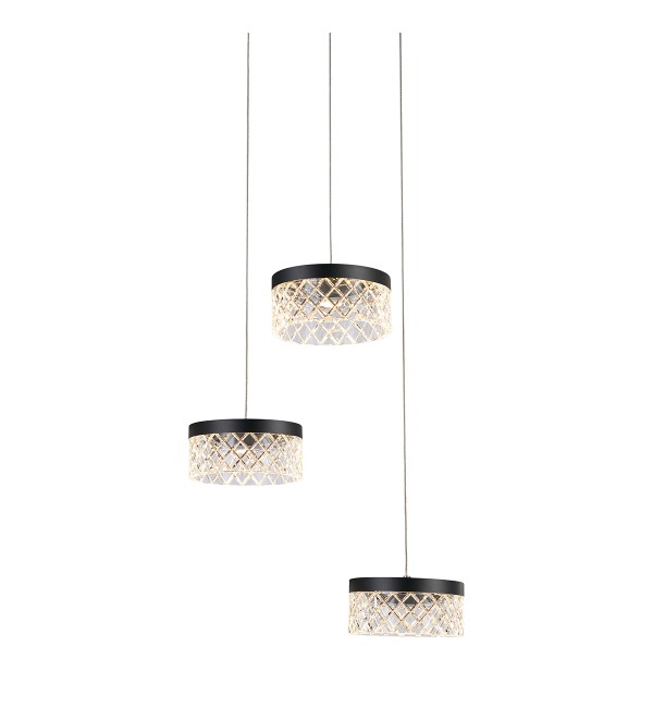 Подвесной светильник Delight Collection Diamond cut MD21020075-3A matt black