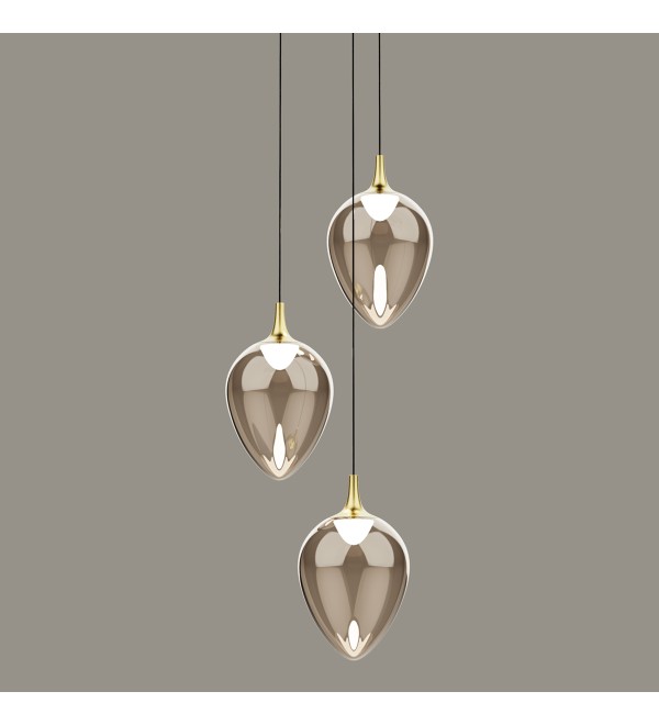 Подвесной светильник Delight Collection MD24001012-3A brass/champagne