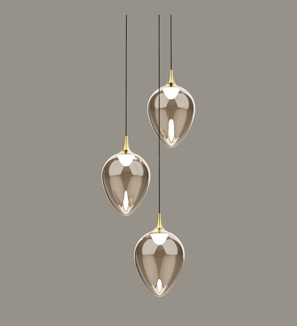 Подвесной светильник Delight Collection MD24001012-3A brass/champagne