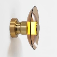 Настенный/Потолочный светильник Delight Collection 8665W/S gold/amber
