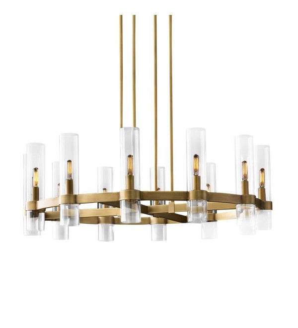 Люстра Delight Collection Ravelle MT8888-8H antique brass