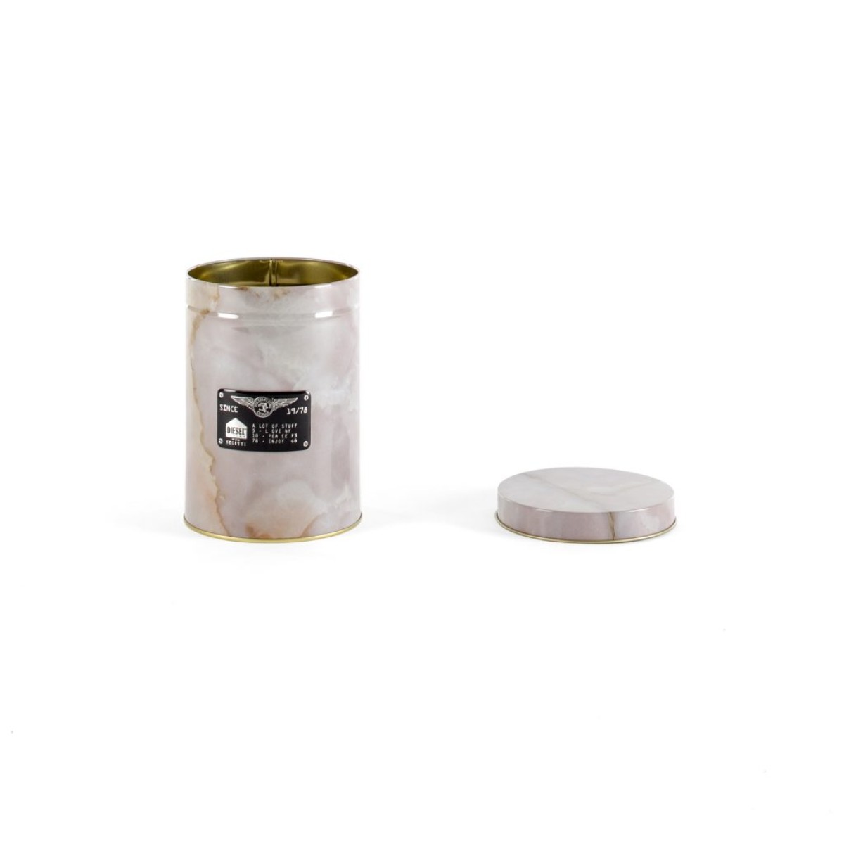 Банка Seletti Surplus Storage System Alumarble Round