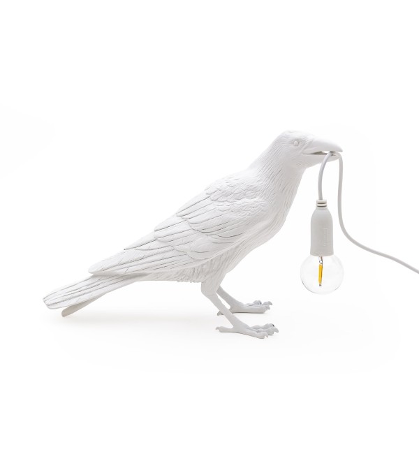 Настольная лампа Seletti Bird Waiting White