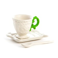 Кофейная пара Seletti I-Wares I-Coffee Green