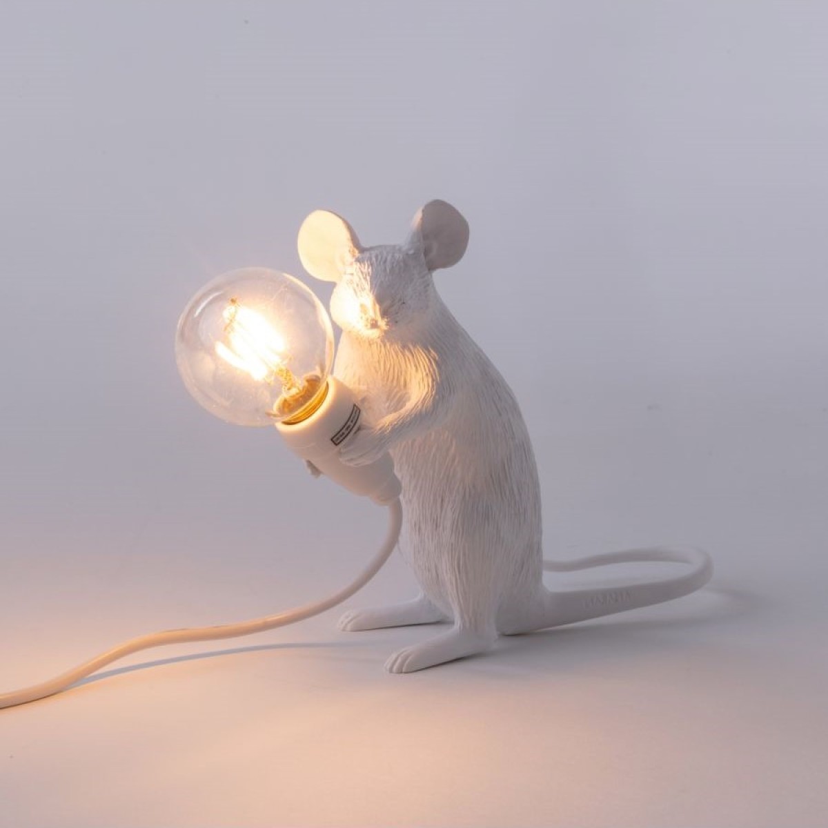 Настольная лампа Seletti Mouse Lamp Sitting USB