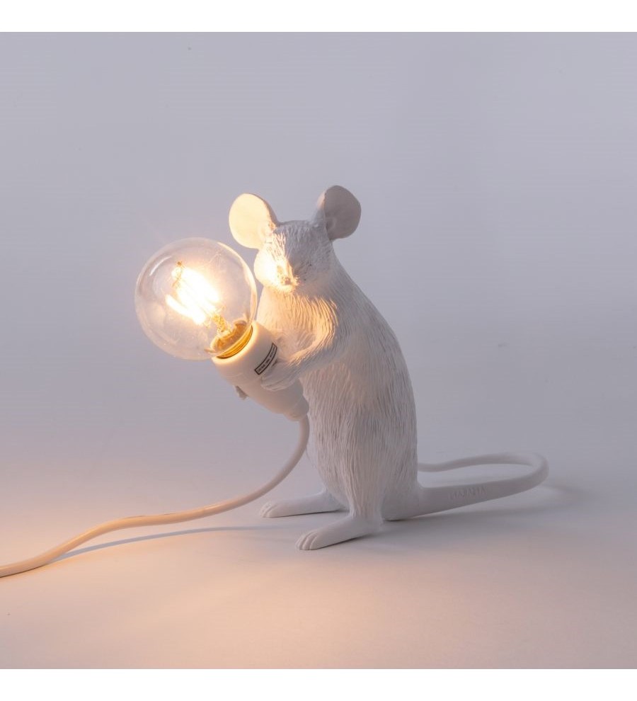 Настольная лампа Seletti Mouse Lamp Sitting USB