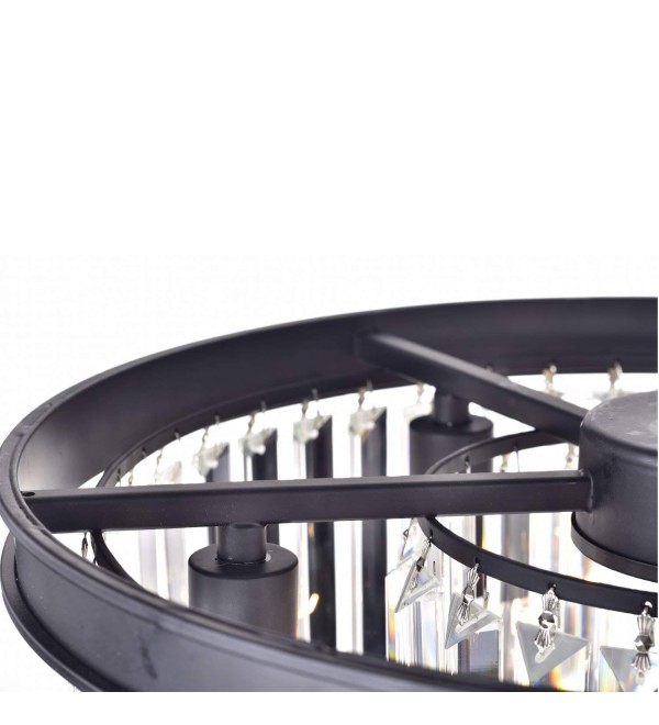 Люстра Delight Collection Odeon 6B/P black/clear