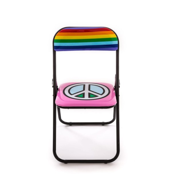Складной стул Seletti Blow Folding Chair Peace