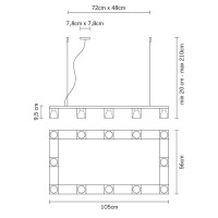 Подвесной светильник Fabbian CUBETTO D28 A11 00