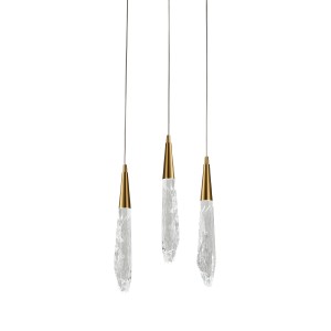 Подвесной светильник Delight Collection OD2438-3 gold/clear