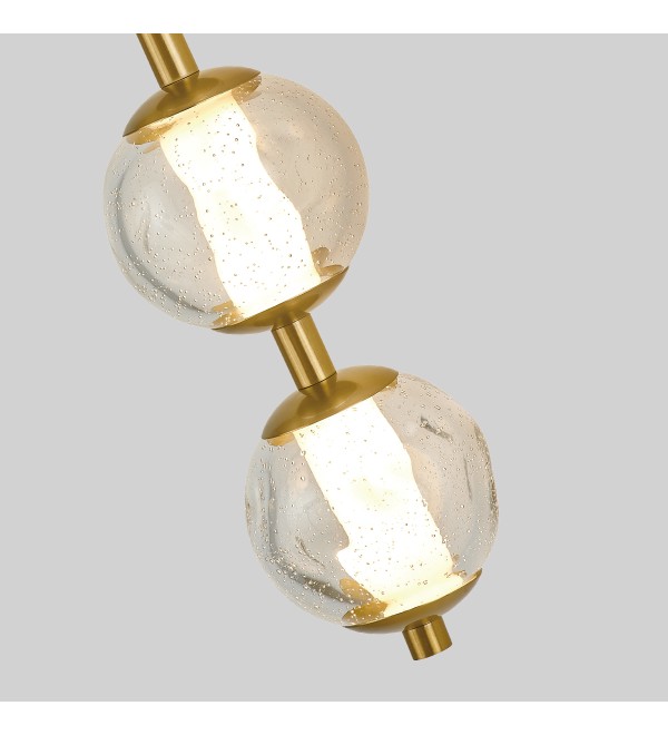 Настенный светильник Delight Collection OD2437 OB2437 brass/clear