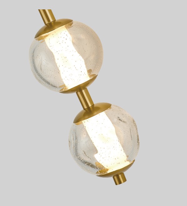 Настенный светильник Delight Collection OD2437 OB2437 brass/clear