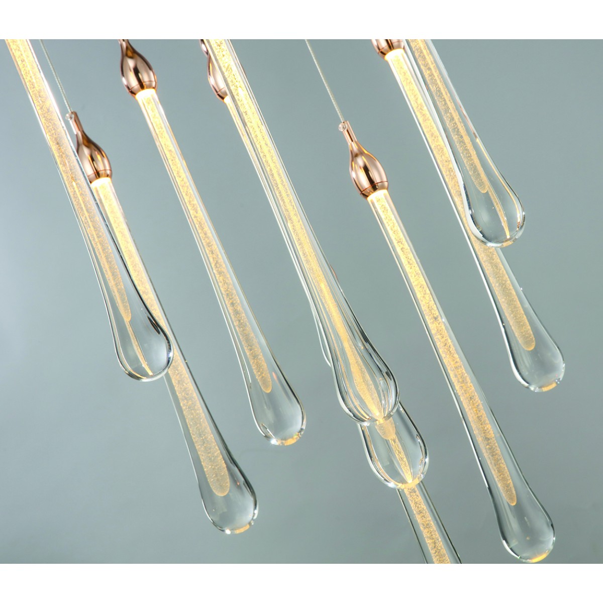 Подвесной светильник Delight Collection Teardrop 7 gold