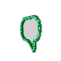 Зеркало Seletti Pixel Message