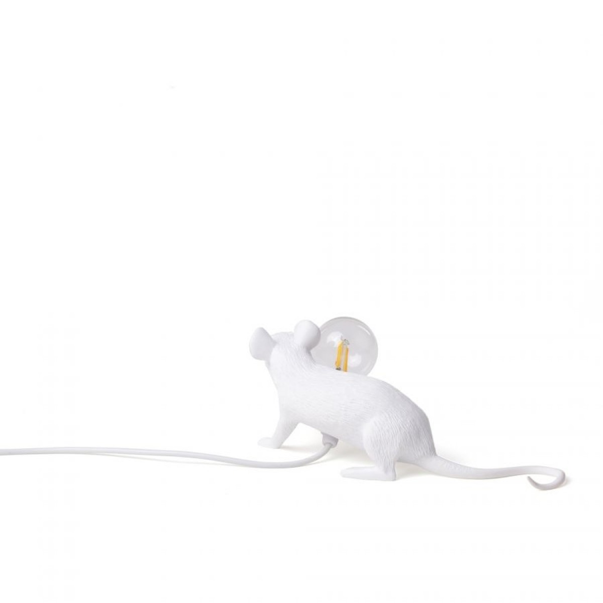 Настольная лампа Seletti Mouse Lamp Lyie Down USB