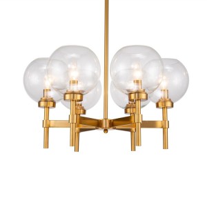 Люстра Delight Collection Jade 6 brass