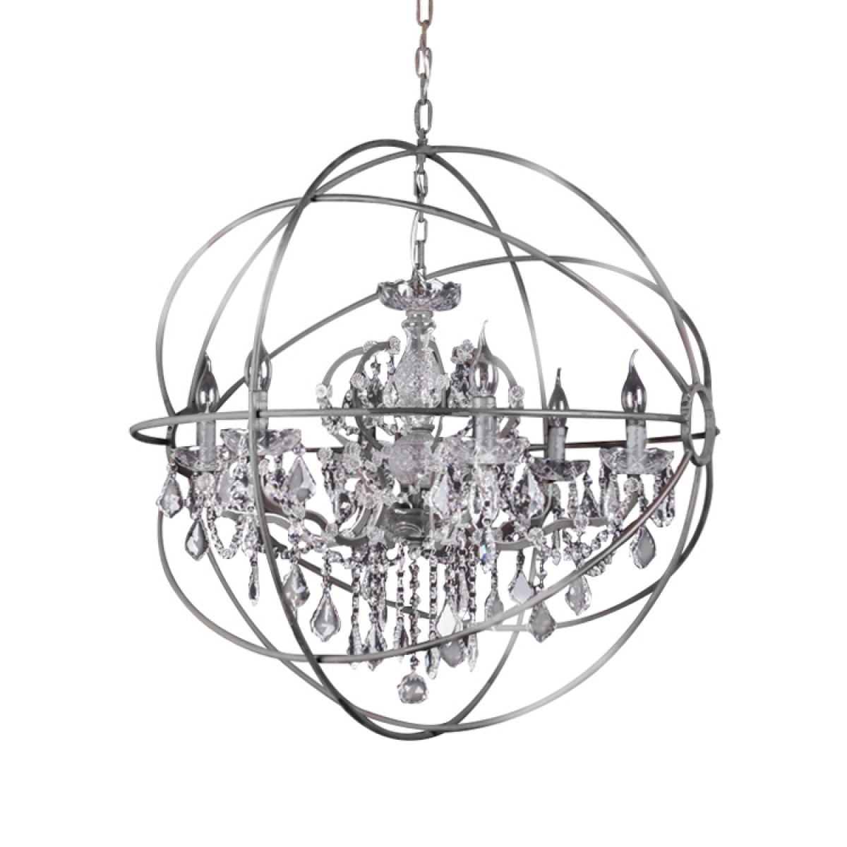 Люстра Delight Collection Foucault'S Orb 5014-D6 chrome