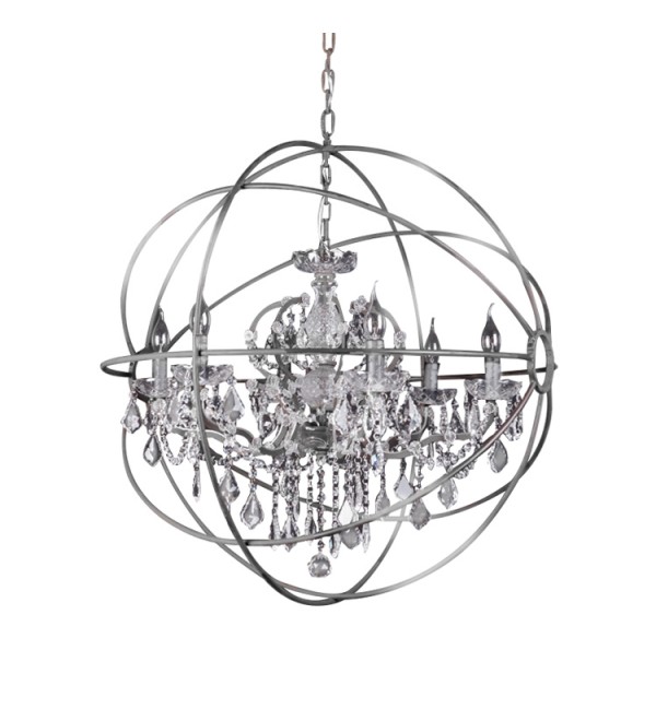 Люстра Delight Collection Foucault'S Orb 5014-D6 chrome