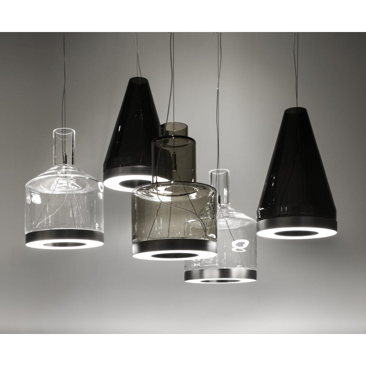Подвесной светильник Vistosi Medea SP 2 smoky
