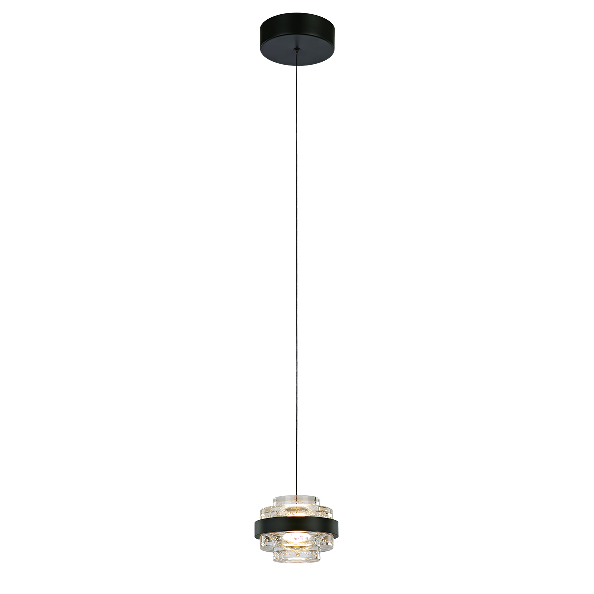 Подвесной светильник Delight Collection Indiana MD22030002-1A black/clear