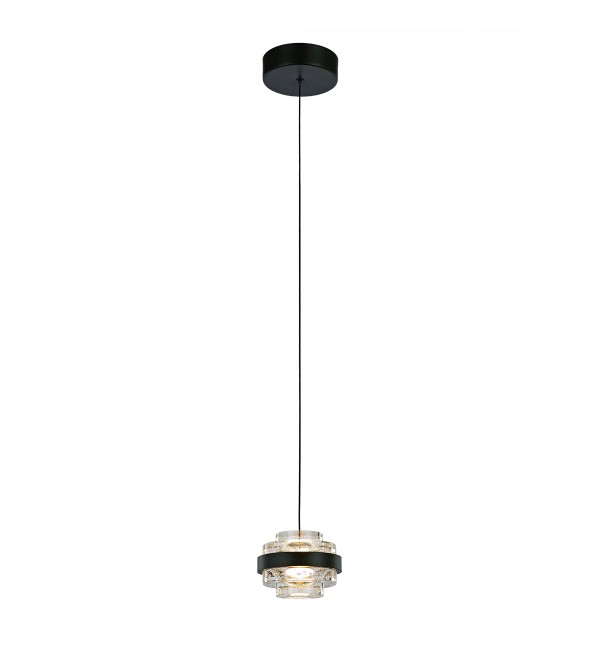 Подвесной светильник Delight Collection Indiana MD22030002-1A black/clear