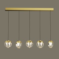 Подвесной светильник Delight Collection MD24001033-5B gold/clear