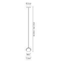 Подвесной светильник Fabbian Beluga Steel d9