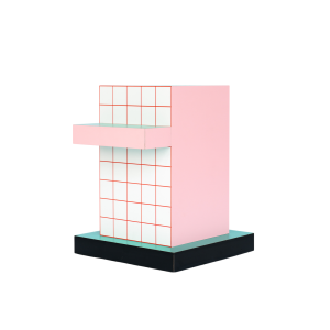 Приставной столик Seletti Superfurniture Supersidetable Red Grid
