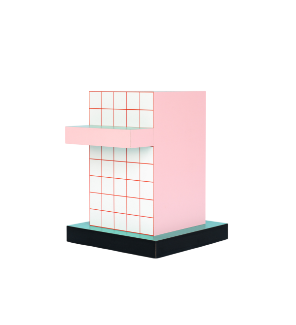 Приставной столик Seletti Superfurniture Supersidetable Red Grid