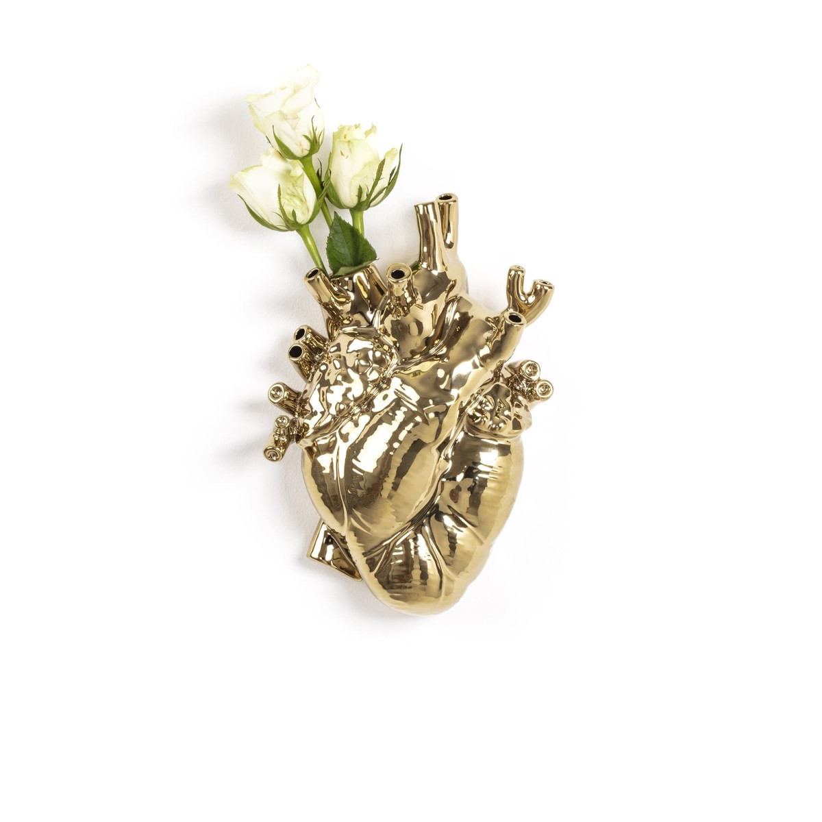 Ваза Seletti Love in Bloom Gold