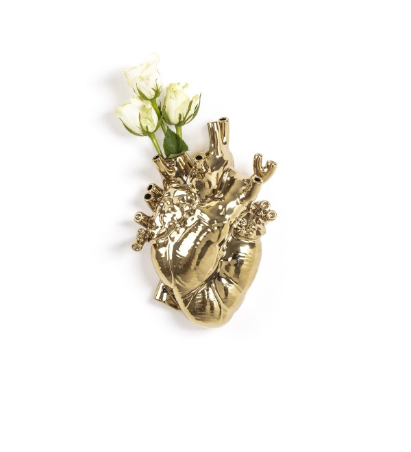 Ваза Seletti Love in Bloom Gold