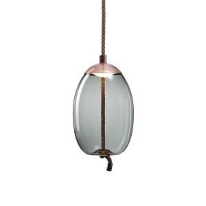 Подвесной светильник Delight Collection Knot A copper/blue